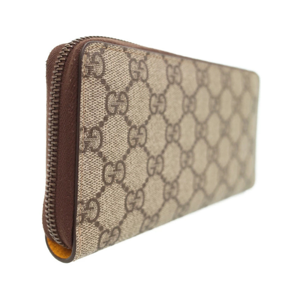 Gucci Supreme Long GG Neo Wallet Zipper Round Zip Around